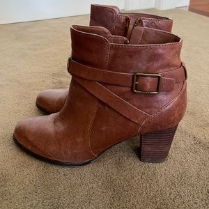 Cole Haan Brown Leather Booties
